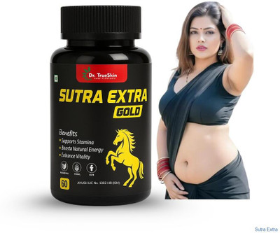 Dr.TrueSkin Sutra Extra Gold Capsules Improve Focus & Vital Energy SE Gold(30 Capsules)