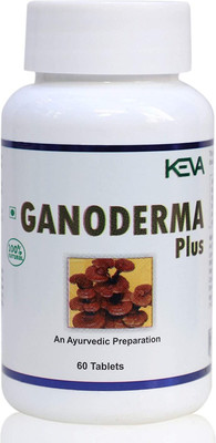 KEVA Ganoderma Plus Tablets Ayurvedic Product, Effective Antioxidant,Immunity Booster(60 Tablets)