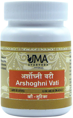 Uma Ayurveda Arshoghni Vati 40 Tab Useful in Piles(40 Tablets)