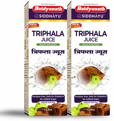 Baidyanath Triphala Juice | Healthy Digestion - 1 L(Pack of 2, 2)