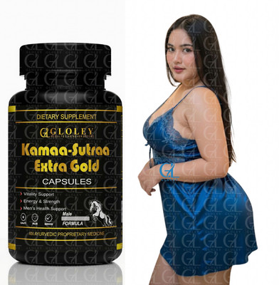 GLOLEY Kamaa Sutraa Extra Gold Original Powerful Vitality Supplement for Lifestyle Care(60 Capsules)