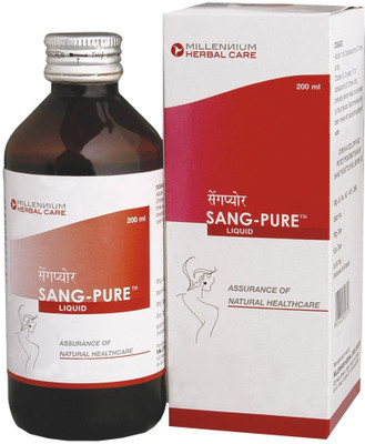 SANG-PURE Liquid | Ayurvedic Herbal Remedy to Control Acne, Hyper-pigmentation & Promote Beauty from Within 200 ml X 3 bottles(Pack of 3, 200 ml)