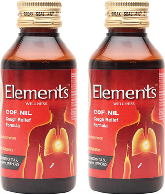 Element Cof-Nil Cough Relief Formula 100ml(Pack of 2, 100 ml)
