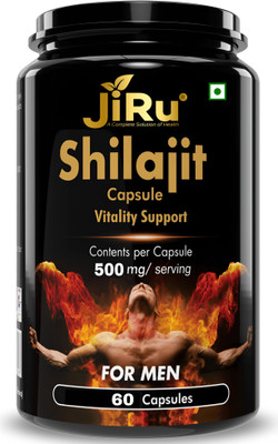 JiRu Himalayan Shilajit Gold Cap|Boost Stemina In 2 Days|Powerful Strength & Immunity(60 Capsules)