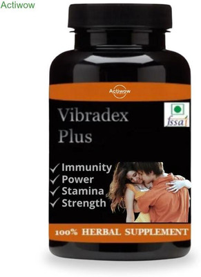 ACTIWOW Vibradex Plus Capsule Fuel for physical Power Max E05(30 Capsules)
