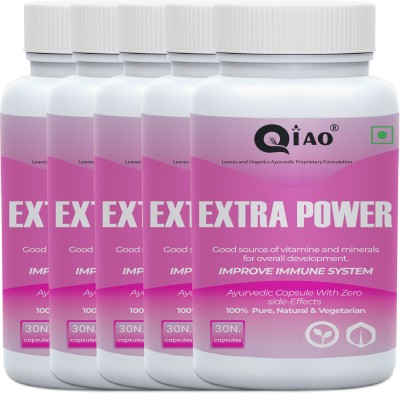 Qiao Extra Power Health Immunity Women Tablet , Helps In Revitalize Your Vitality(Pack of 5)