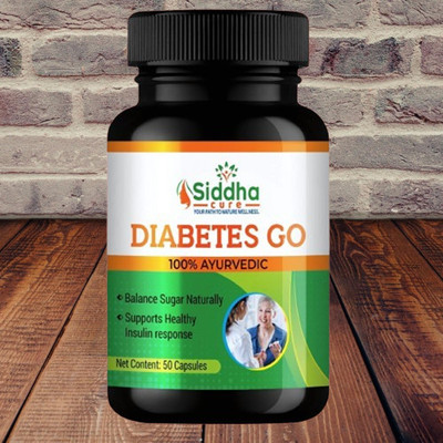 Siddha cure Diabetes Go Ayurvedic Capsules for Regulating Blood Sugar Levels(50 Capsules)
