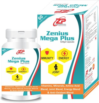 Zenius Mega Plus Capsule | stamina booster for men(Pack of 2)