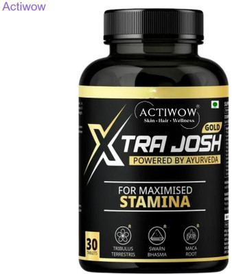 ACTIWOW Xtra Josh Gold Capsules - Herbal Stamina Fix(30 Capsules)