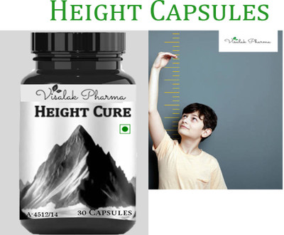 visalak pharma Height Cure Capsule Natural Way To Increase Body Growth(30 Capsules)