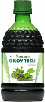 NUTROCOPIA Giloy Tulsi Juice - Boosts Immunity and Digestion