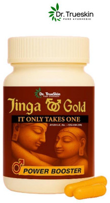 Dr.TrueSkin Jinga Gold Daily Herbal Energy Vital Force 30 Capsules(30 Capsules)