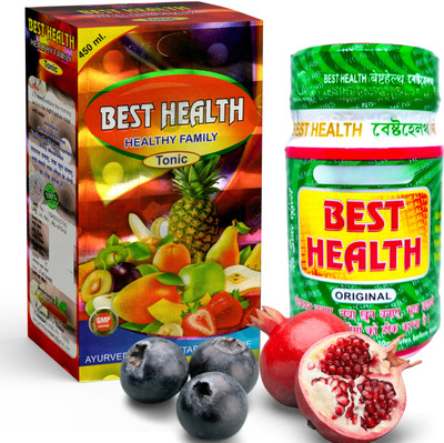 BAYWAY AYURVEDA Best Health Tonic & Capsule | Boost the immune system(450 ml, 50 ml)