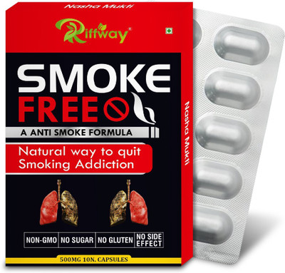 Riffway Smoke Free Organic Formula For Purifies Blood Reduce Toxic Substances(10 Capsules)