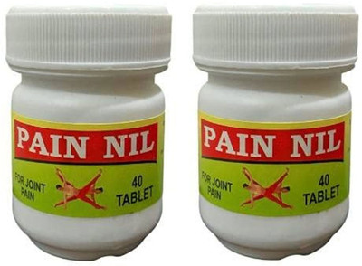 Quickbits Pain Nil Tablets For Joint Pain (2 Bottles x 40 tablets) Tablets(2 x 40 Units)