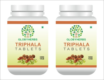 Globyherbs Triphala 1000 Tablet(Pack of 2)