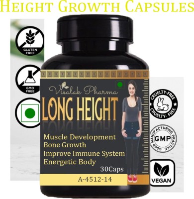 visalak pharma Long Height Capsules To Gain Height Naturally