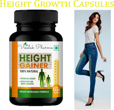 visalak pharma Height Gainer tab-lets FOR MEN WOMEN(60 Capsules)