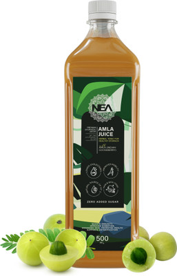 Nea Pure Ayurvedic Amla Juice Boost Immunity, Reduce Cholesterol, Enhance Digestion(500 ml)