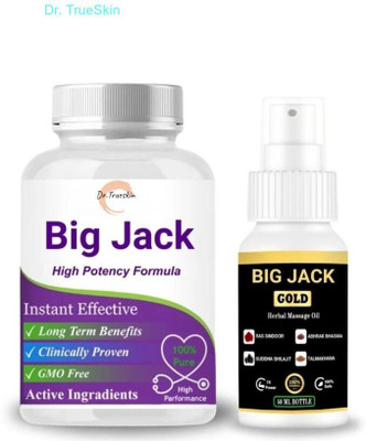 Dr.TrueSkin Big Jack Capsule & Oil With Strength Renewal Extracts S02(30 Capsules)