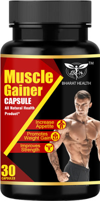 BHARAT HEALTH MUSCLE GAINER CAPSULE (30 Veg. Capsule)(30 Capsules)