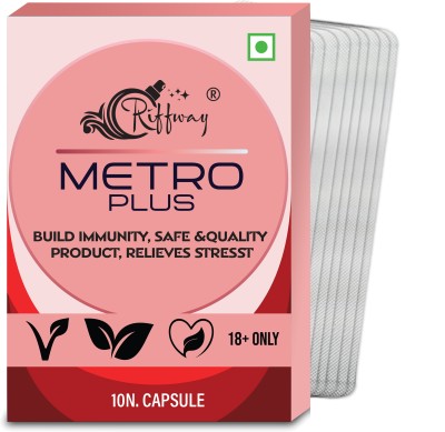 Riffway Metro Plus Capsule For Men - Blend Of Natural Elements For Overall Well Being(Pack of 9)