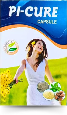 HERBSHD Ayurvedic Pi-Cure Capsule For Bleeding Piles(30 Capsules)