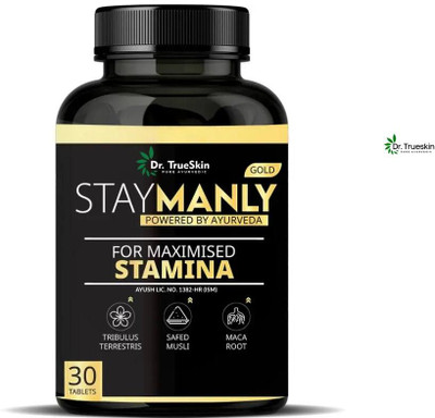 Dr.TrueSkin Staymanly Gold Capsules Boost Strength & Stamina in Men(30 Capsules)