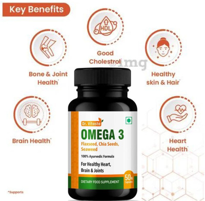 VITASTA OMEG 3(50 Capsules)