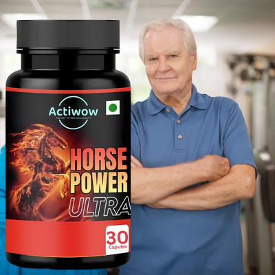 ACTIWOW Natural Horse Power Ultra Capsule & stamina booster for man Capsule(30 Capsules)