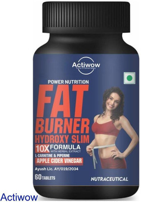 ACTIWOW Fat Burner Tablets with Raspberry Ketones & Garcinia CambogiaY01(60 Tablets)