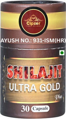 CIPZER Shilajit Ultra Gold Plus 30 Capsules: Himalayan Power & Stamina In Your Hands(30 Capsules)