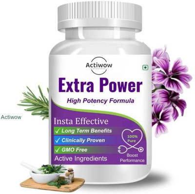 ACTIWOW Extra Power Capsules - Strength from the Soil(30 Capsules)