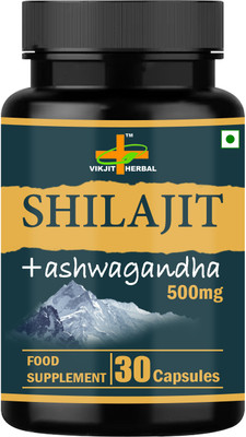 VIKJIT HERBALS SHILAJIT + ASHWAGANDHA CAPSULES(30 Capsules)