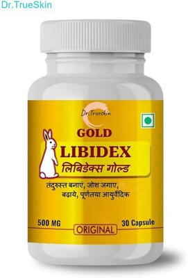 Dr.TrueSkin Libidex Gold Capsules Active Life Herbal Max Strength Stamina Booster(30 Capsules)
