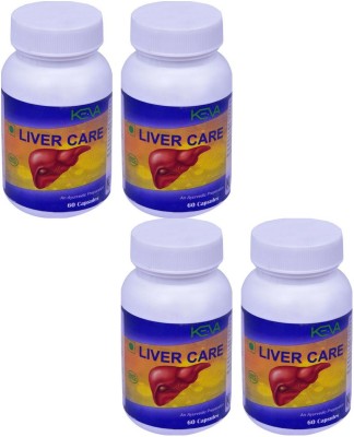 KEVA LIVER CARE (60 CAPSULES, 500 MG EACH) :helps to support a healthy liver function(Pack of 4)