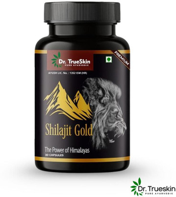 Dr.TrueSkin Shilajit Gold Daily Herbal Vital Strength Plus 30 Capsules(30 Capsules)