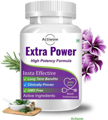 ACTIWOW Extra Power Capsules - Power You Can Count On(30 Capsules)