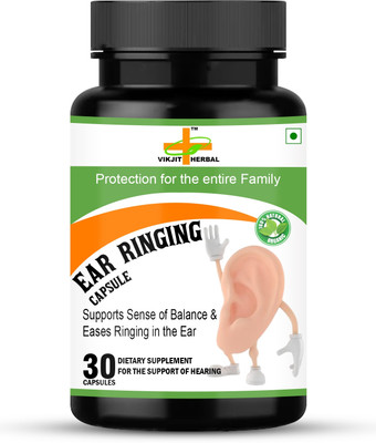 VIKJIT HERBALS Ear Ringing Capsule Enhance Your Hearing(30 Capsules)