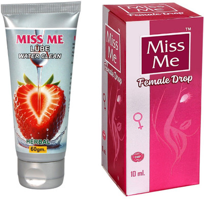 Miss Me Lubricant And Drop Combo(2 Items in the set)