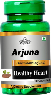 CIPZER Arjuna 60 Capsules | Heart Health Support | Blood Pressure & Cholesterol Control(60 Capsules)