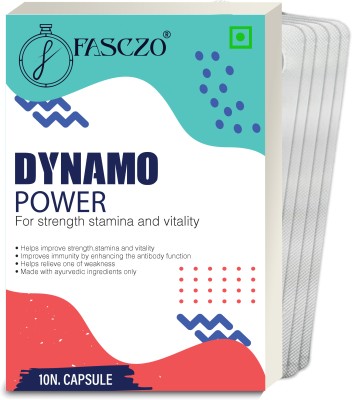 Fasczo DYNAMO Wellness Energy Capsule For Men | Support Your Overall Well-Being(Pack of 5)