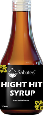 Sabates Hight Hit Syrup For Men & Women Height Juice _ Height Gain _ Maximum Body Growth(200 ml)
