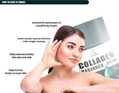 grinbizz Collagen Radiance Capsule Promotes Skin Regeneration/Improve Hair & Nail Health(2 x 30 Capsules)