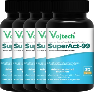 Vojtech Super Act Health Power Tablets For Men / Stay Active All Day Ensuring Powerful(Pack of 5)