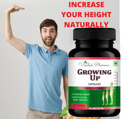 visalak pharma Growing Up Capsule For Developes Length of Bones(30 Capsules)