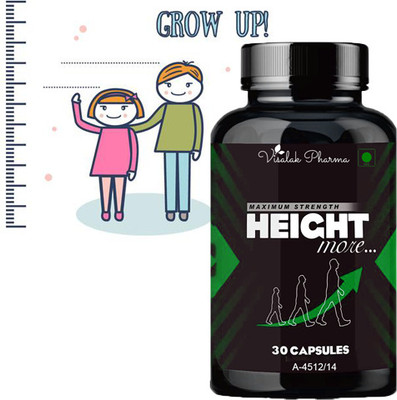 visalak pharma Height More Herbal tab-lets 30 Caps pack of 1(30 Capsules)