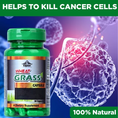 CIPZER WheatGrass 30Capsule Remove Cancer Cell, Improve Digestion,Immunity, Antioxidant