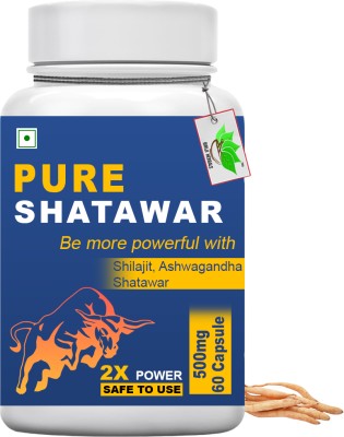 BIRJI HERBALS AYURVEDIC PURE SHATAWAR 60veg capsules pack of 1