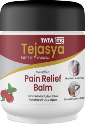 TATA 1mg Tejasya Pain Relief Balm for Joint, Muscle, Back, and Shoulder pain